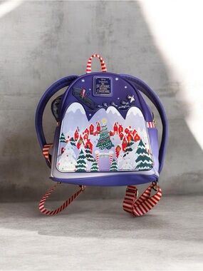Loungefly The Nightmare Before Christmas- Santa Jack in Christmastown Backpack